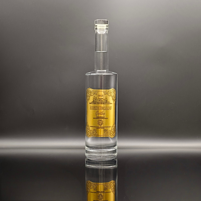 Suministro de fábrica de forma personalizada Botellas de tequila de 1L 1L para su identidad de marca