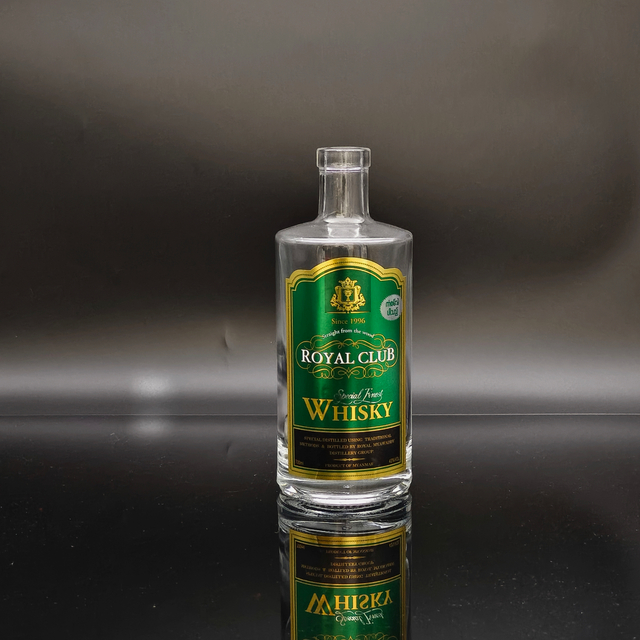 Botellas de vidrio de licor 75Cl personalizadas para ron