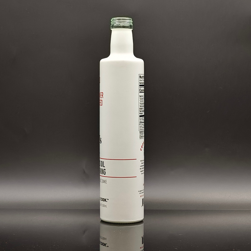 Fabricante profesional Matte White Color Spray Tornillo Tornillo impreso Botella de vidrio para licores